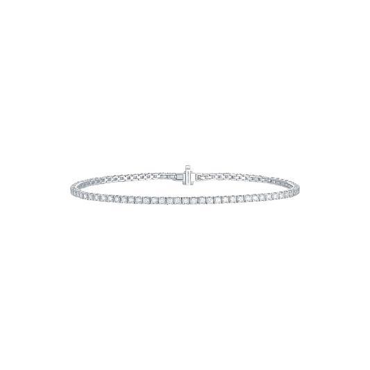 Lab Grown Diamond Modern Tennis Bracelet