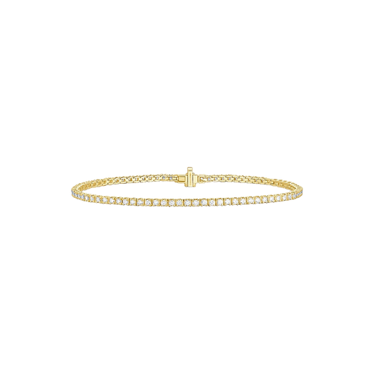 Lab Grown Diamond Modern Tennis Bracelet